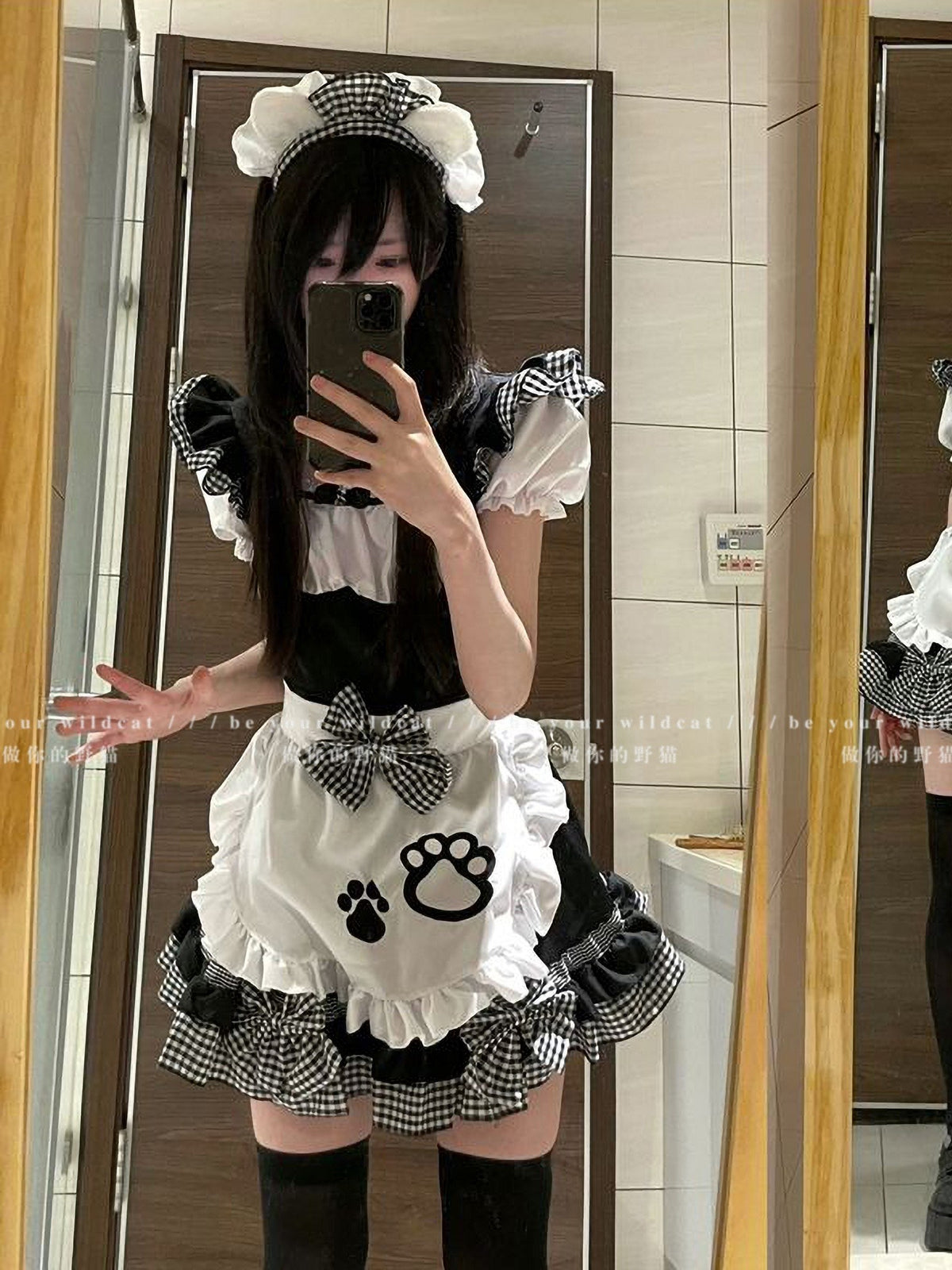 女仆装cos可爱女佣软妹猫咪二次元洛丽塔cosplay服装lolita连衣裙
