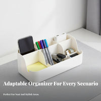 Multi-Compartment organizer with Drawer Minimalist Design Cosmetics Holder for Women