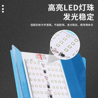 LED碘钨灯超亮防水工作灯工地投光户外照明灯1000W节能灯50太阳灯 100W强光光学透镜(五年质保)预留线