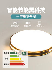 别墅大门口吸顶灯农村自建房庭院屋檐入户门阳台室外防潮防虫灯具 【防潮防虫】圆/36W/40cm/三色变光