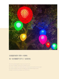 led桃心灯户外防水挂树上的彩灯节日街道工程亮化发光圆球装饰灯
