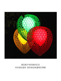 led桃心灯户外防水挂树上的彩灯节日街道工程亮化发光圆球装饰灯