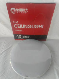 吸顶灯伯爵阳光吸顶灯三防72W40W25W LED灯白光6500K推入式安装超 40w白光【流通款】黑框 直径38