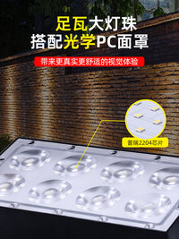 射灯户外防水照树灯黄光景观灯220泛光灯聚光外墙洗墙灯led投光灯 100W黄光「建议照射50米内」