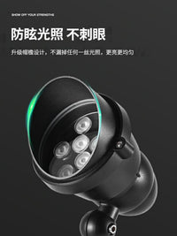 led投射灯射树灯户外防水插泥灯照树投光灯草坪灯园林插地灯超亮 18W七彩自动变光  (145直径）  插地款