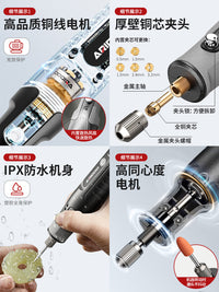 无患子打孔器珍珠手工文玩钻孔手串珠打孔机小型电动钻眼神器家用 18w插电款【定速型】+升级标配