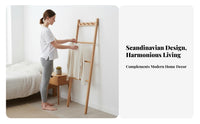 Space-Saving Valet Stand Complimentarystanding Leaning Valet with Basket Minimalist Design Garment Rack Multi-Functional for Apartment Dwellers, Homeowners, Professionals, Entryway, Dressing Room, Walk-in Closet