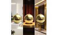 Christmas Ball Ornaments Spherical Christmas Tree Ball Baubles Sparkling Sturdy for Window Displays, Mantel