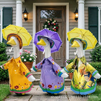 Pet Raincoat Goose Costume for Festive Occasions