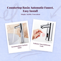 Motion sensor faucet, hot/cold, easy install