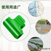 大棚压膜夹子小拱棚塑料膜卡扣防风防滑压膜固定神器遮阳网薄膜扣 13-14mm 100个单头深色加厚