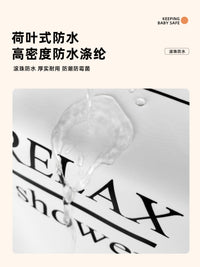 室内护栏防护装饰帘楼梯护栏挡板围栏加厚防坠神器庭院围挡风板 发财风-浴帘-四周打小孔-送扎带 250x100cm