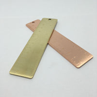 创意复古手工黄铜尺子加厚纯紫铜镇纸测量尺EDC工具刻度直尺包邮