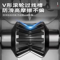 新款剥线机电缆电线小型家用手摇扒皮机手动剥皮神器手动剥线器 黑钛钢剥线机(手摇./电钻)共5刀片