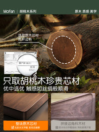 胡桃木浴巾架浴室五金卫浴挂件套装实木毛巾架卫生间置物架壁挂架