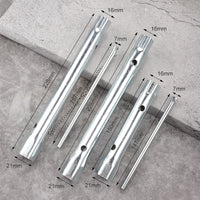 两用型火花塞套筒扳手汽车管加长双头通用16/21MM内六角 维修工具