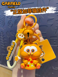 正版傲娇加菲猫2025年新款钥匙扣男书包挂件公仔小饰品钥匙链女款