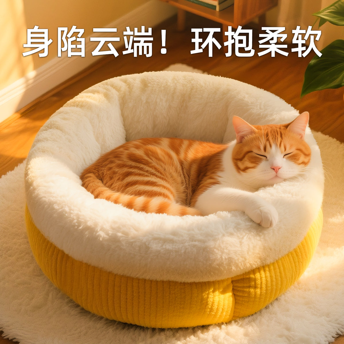 猫窝四季通用猫屋封闭式猫咪幼猫小猫床冬季狗窝冬天宠物保暖用品