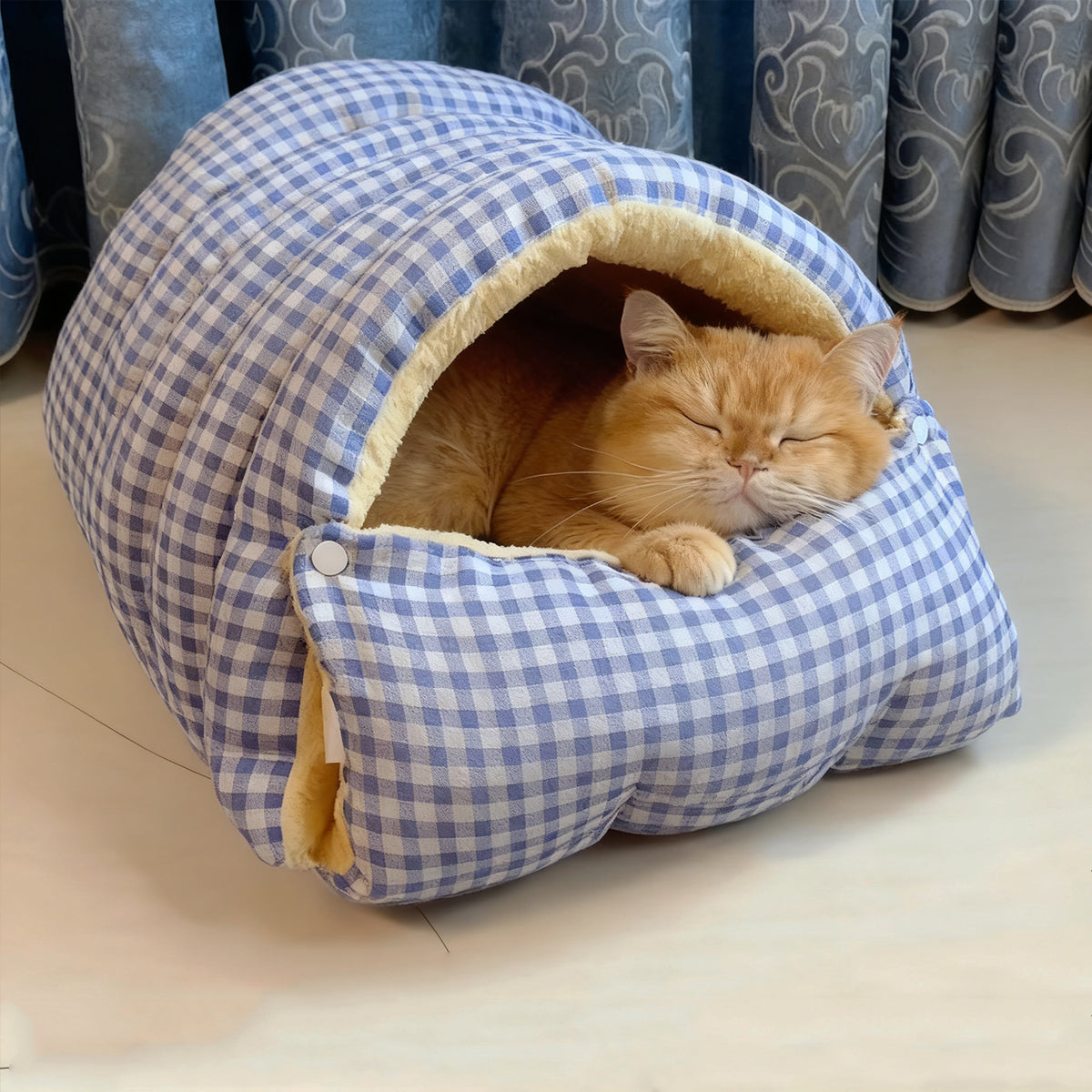 猫窝四季通用封闭式猫咪安全感窝宠物床睡窝帐篷狗窝冬季加厚保暖