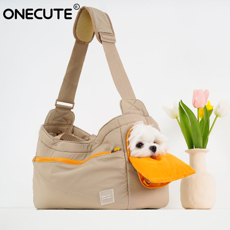 ONECUTE宠物外出包狗猫包便携单肩斜跨宠物袋约克夏背包航空箱包