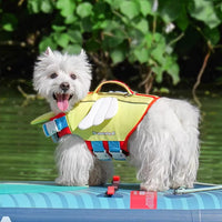 Touchdog它它狗狗游泳衣宠物救生衣海边泳池夏户外安全大中小型犬 粉色【升级款】 M码【15-30斤】