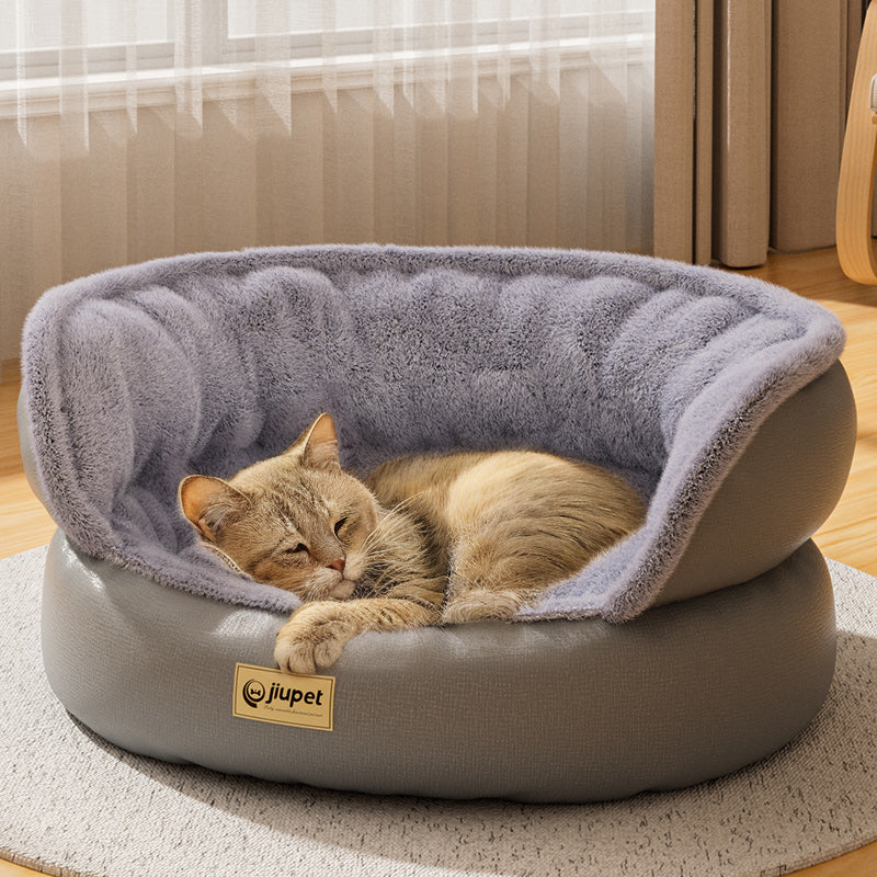 加厚猫窝冬天保暖宠物床睡觉猫咪垫子半封闭安全感狗沙发四季通用