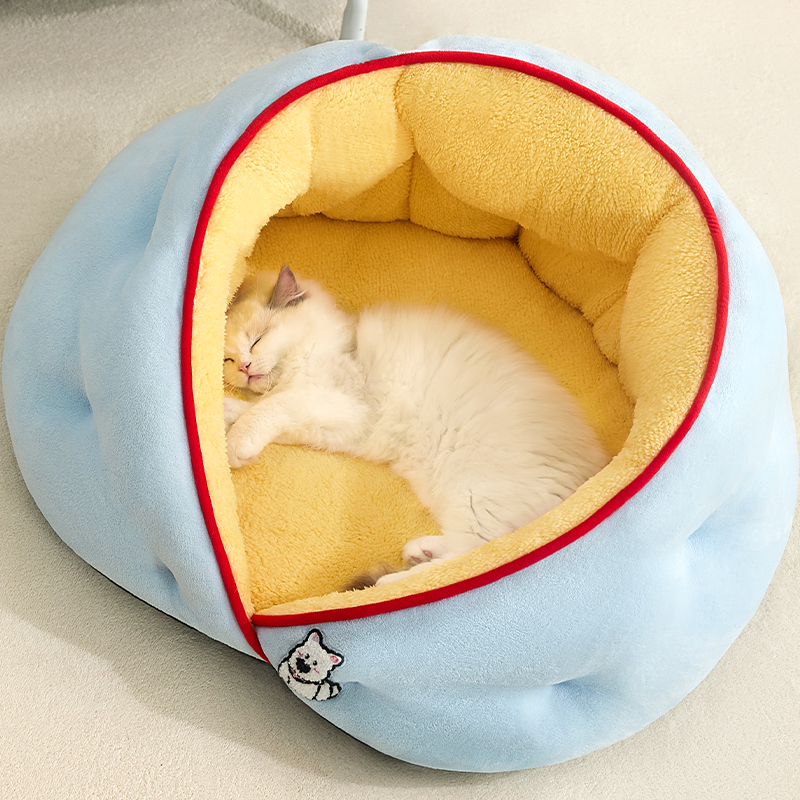 猫窝冬日加厚保暖冬天封闭式安全感猫咪沙发床垫四季通用宠物用品