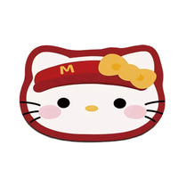 哈喽kitty猫咪餐垫防水防油宠物地垫防滑吃饭垫子猫食盆垫专用