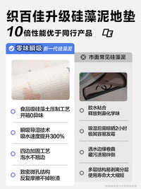 泳池蜡笔小新可爱防滑浴室地垫洗手间浴缸吸水硅藻泥脚垫新款地毯