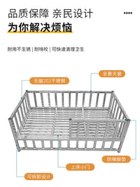 不锈钢狗床狗狗床宠物床离地防潮大中小型狗窝狗狗窝金毛特价通用