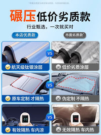 汽车遮阳帘遮阳挡前挡风玻璃遮阳板车内防晒罩小车隔热加厚遮光布