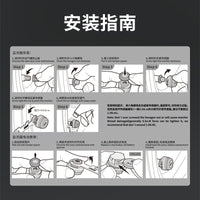 HFK T100mini摩托车胎压监测器气门嘴帽外置胎压胎温检测仪无线