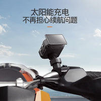 伟力通摩托车胎压监测器太阳能语音外置轮胎监测电动车气压检测器