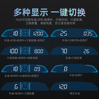唯颖车载HUD抬头显示器汽车通用GPS车速度超速报警时间平视仪G3