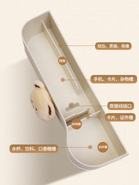 汽车座椅缝隙储物盒高档可爱扶手箱水杯置物架车载收纳整理盒女士