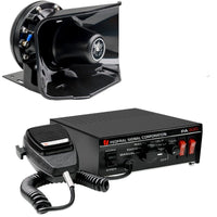 汽车车载车内CJB警报器主机喊话器PA300喇叭12v24v300W高配
