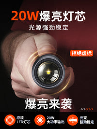 强光超亮小型便携手电筒充电式户外远射超亮大功率长续航2025新款