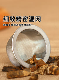 创意熏香灯复古香炉奇楠沉香碎料隔火熏香原材料蜡烛中式家用熏香