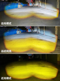 摩托车led射灯强光电动车外置透镜大灯改装超亮远近光铺路爆闪灯