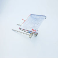 Stainless Steel Width-Adjustable U-Shaped Pillow Holder for Hair Salon Shampoo Beds