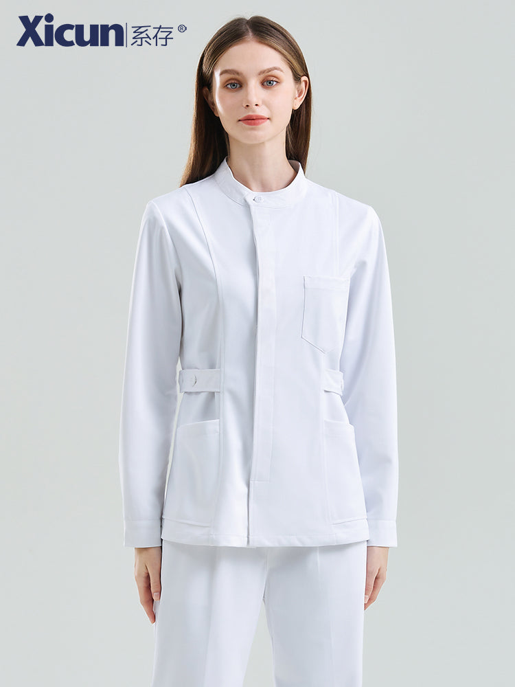 系存高端护士服女款夏季短袖美容院师长袖牙科口腔工作服分体套装