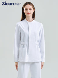 系存高端护士服女款夏季短袖美容院师长袖牙科口腔工作服分体套装