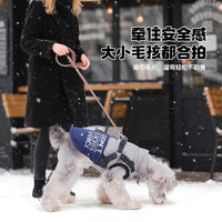 狗狗衣服秋冬款棉服泰迪冬装宠物加厚可牵引冬天防水冬季保暖马甲