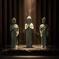 Peaceful Atmosphere Zen Design Buddha Statue Inspiration and Positive Energy Standing Buddha Figurine Easy to Clean Zen Garden Statue for Living Room, Courtyard, Entryway, Office Desk