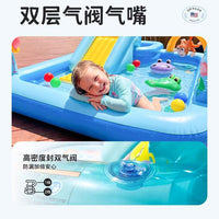 INTEX Crocodile Slide Splash Pool 57161 Inflatable Pool