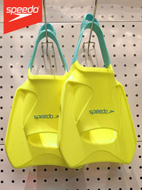 Speedo速比涛脚蹼训练提升速度脚蹼划水脚掌半掌短款脚噗游泳装备