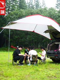户外露营车尾帐篷自驾游车载防晒遮阳棚沙滩天幕便携野营凉棚防雨