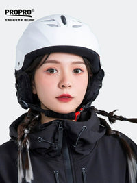 PROPRO滑雪头盔男女成人透气保暖防撞单双板滑雪护具装备