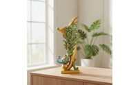 Peacock Vase Ornate Sculpture Tall for Living Room, TV Cabinet