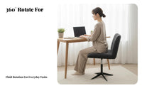 Armless rear Chair Modern design Armless Side Chair Sturdy Legs